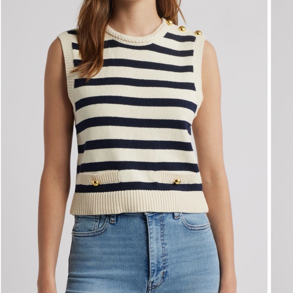 Frame The Harbor Sleeveless Sweater